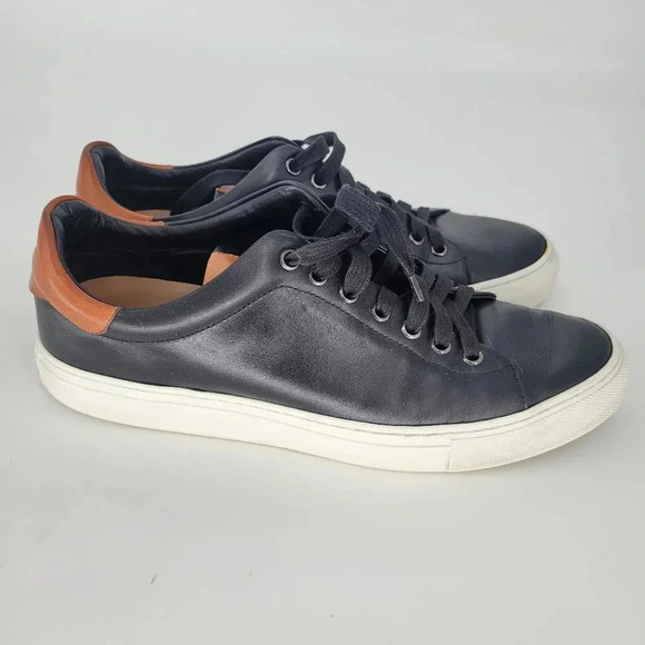 Good man brand made in italy legend London brown black sneakers shoes size 9 - Picture 5 of 14